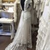 *SOLD* ANTIQUE BRUSSELS  LACE WEDDING DRESS