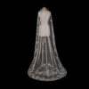 ANTIQUE BRUSSELS TAMBOUR LACE WEDDING VEIL